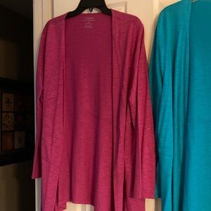 Chico's Fuchsia and Teal Women's Cardigans